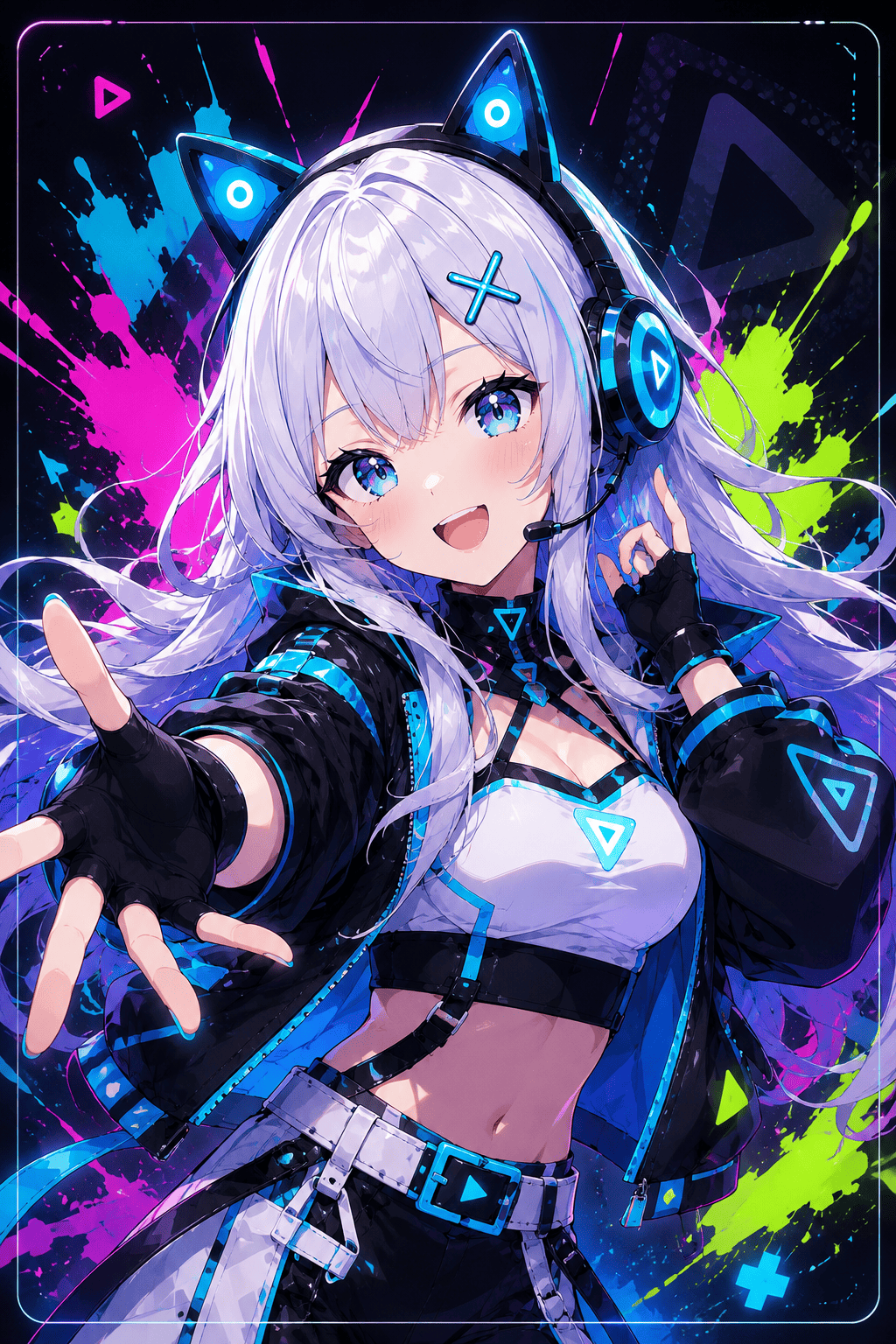 Ilustración de anime para Acción