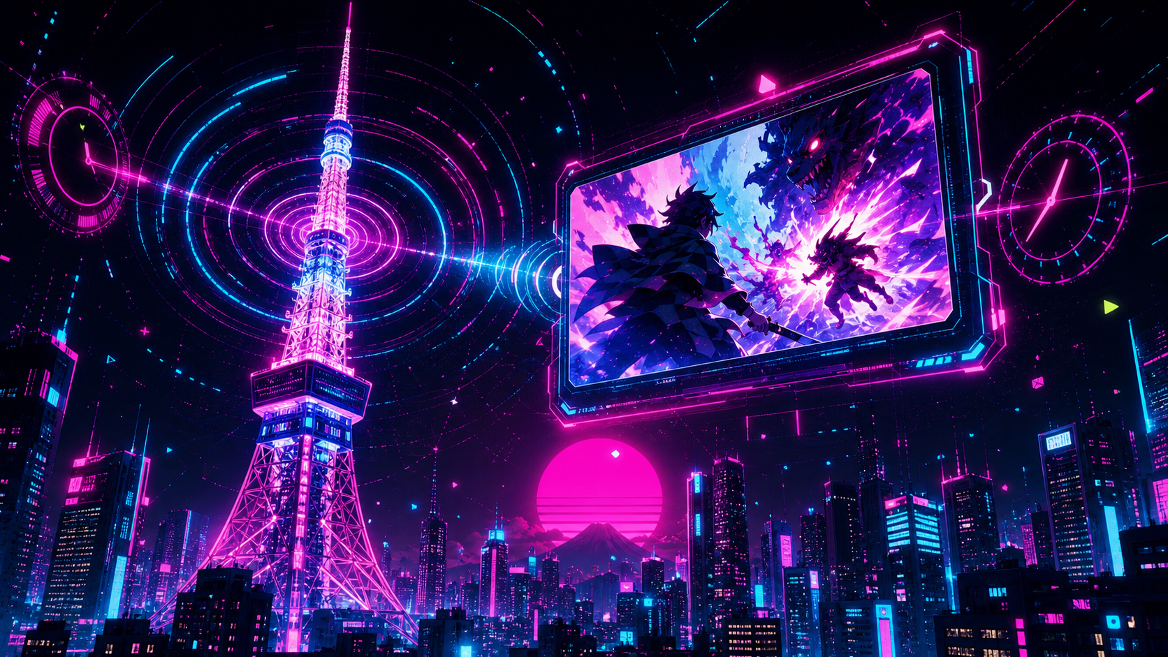 Emisión anime simulcast conectada con Japón